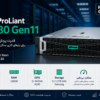 سرور HPE DL380 Gen11 با دو NVIDIA A100 و Xeon Gold 6430